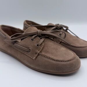 Steve Madden Sag Brown Suede Loafers